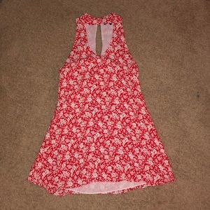 Floral swing dress